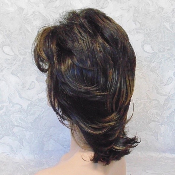 Medium Dark Brown Highlighted Shag main image 4